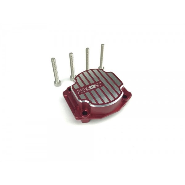 Cen Racing KAOS CNC Metal Differential Cover, Red (Q/ MT/ DL)