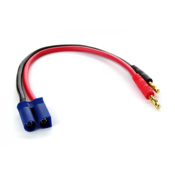 Common Sense RC EC5 Charge Adapter with Banana Plugs