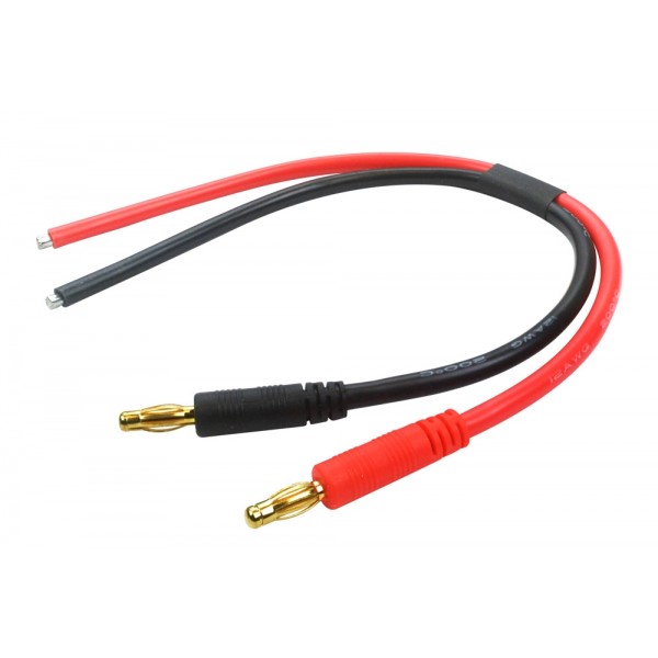 Bare Charge Adapter with Banana Plugs