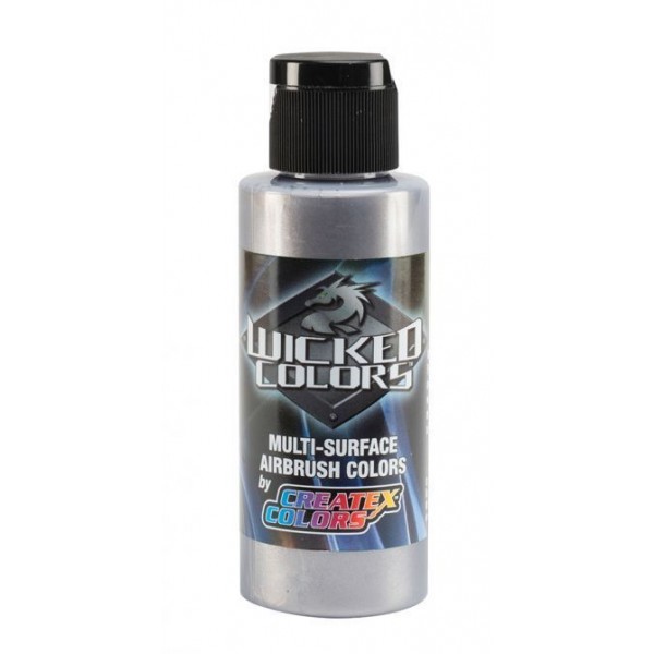 Createx Wicked Colors Metallic Silver, 2 oz.
