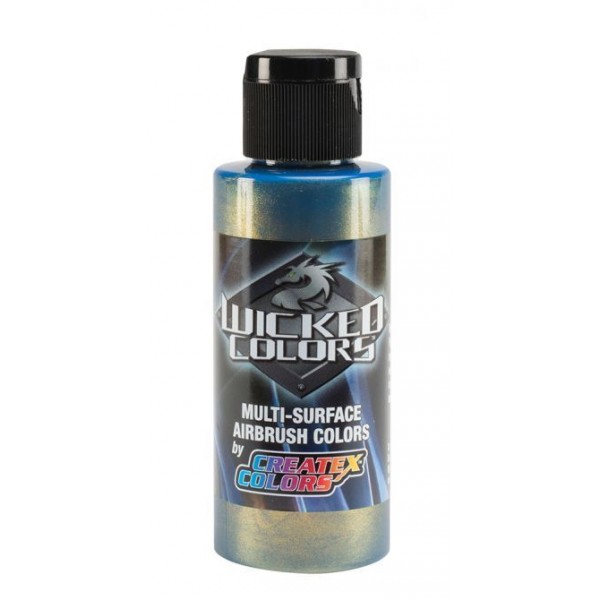 Createx Wicked Colors Metallic Fastback Green, 2 oz.