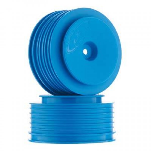 DE Racing Speedline Plus Short Course Truck Wheels, Blue (4)