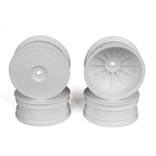 DE Racing Speedline 2.2" Front Buggy Wheels, WHITE (4)