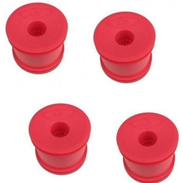 DE Racing Speedline 2.2" 1/10 Stadium Truck Hex Wheels, Pink (T5M-T6.1) (4)