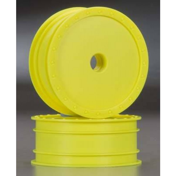 DE Racing Borrego 2.2" 1/10 Buggy Front Wheels Yellow (2)