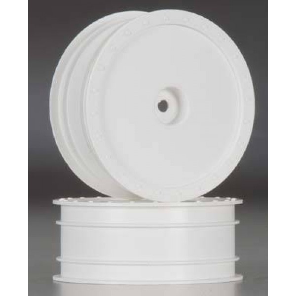 DE Racing Borrego 2.2" 1/10 Buggy Front Wheels White (2)