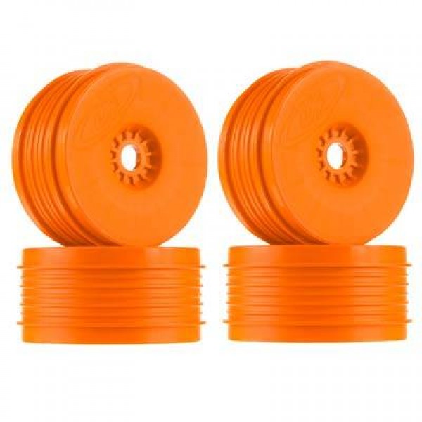 DE Racing Speedline Plus 1/8 Buggy Wheels Orange (4)