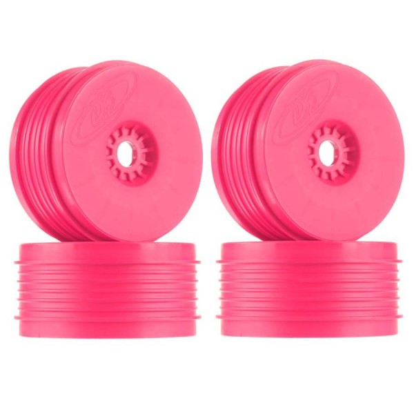 DE Racing SpeedLine Plus 1/8 Buggy Wheels, Pink (4)