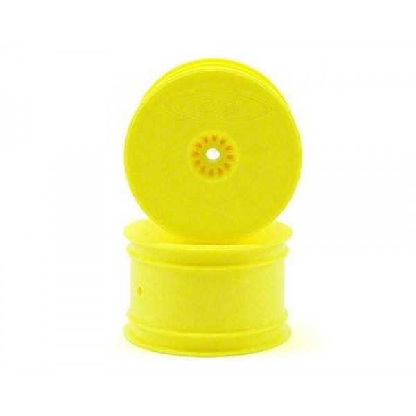 DE Racing Speedline 2.2" 1/10 Buggy Rear Wheels (B6/B64/22/22-4), Yellow (2)
