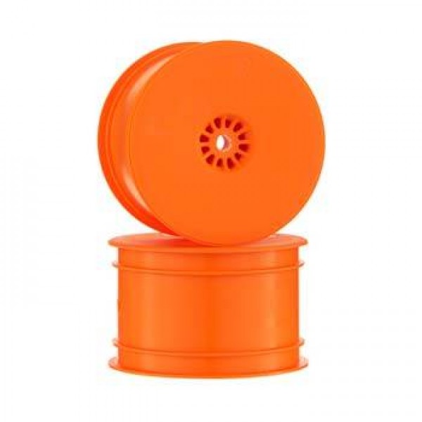 DE Racing Speedline 2.2" 1/10 Buggy Rear Wheels (XB4/DEX210/DEX410), Orange (2)