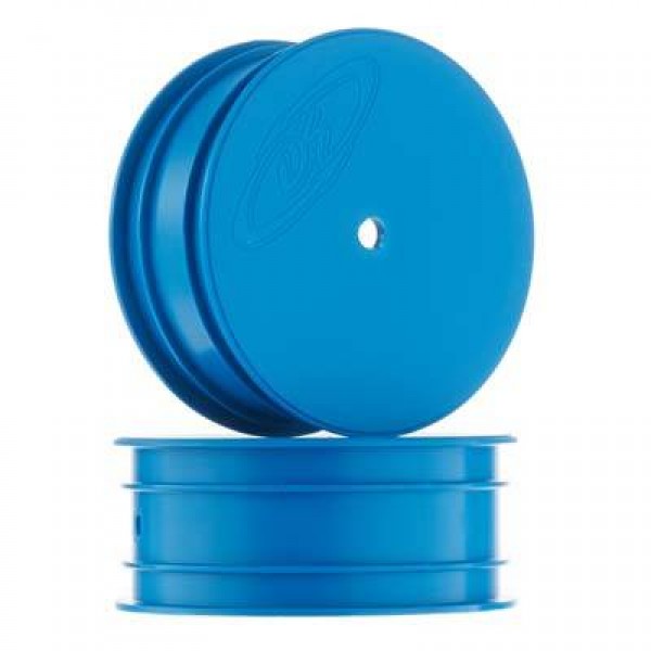 DE Racing Speedline 2.2" 1/10 Buggy Front Wheels Blue (2)