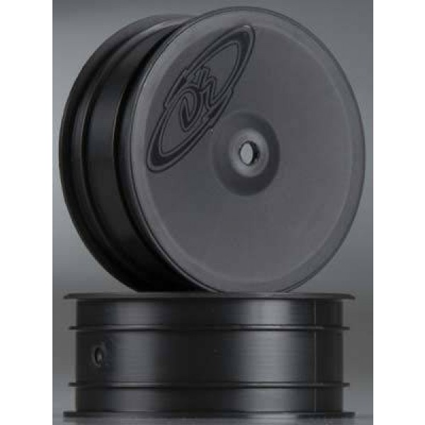 DE Racing Speedline 2.2" 4WD front buggy Wheels in, Black (4)