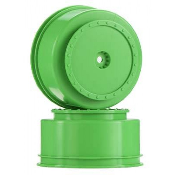 DE Racing 12mm Hex Borrego SCT Wheels (22SCT/TEN-SCTE), Green (2)