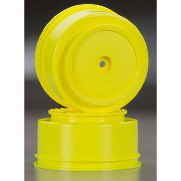 DE Racing Borrego 1/10 SCT Wheels, Yellow (2)