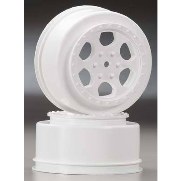 DE Racing 15mm Hex Trinidad SCT Wheels (DESC210/410), White (2)