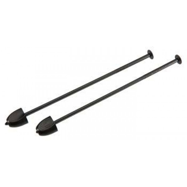 DE Racing Zip Stix Tire Organizers, Black (2)