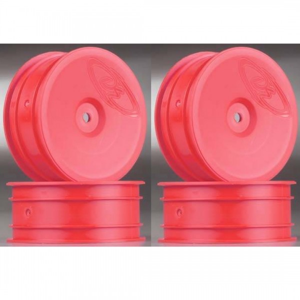 DE Racing Speedline 2.2" 1/10 Buggy Front Wheels, Pink (4)