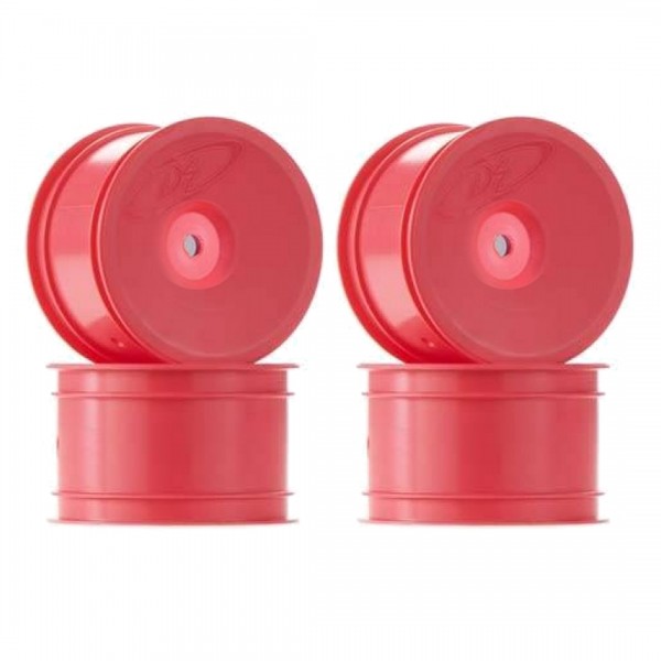 DE Racing Speedline 2.2" 1/10 Buggy Rear Wheels, Pink (4)