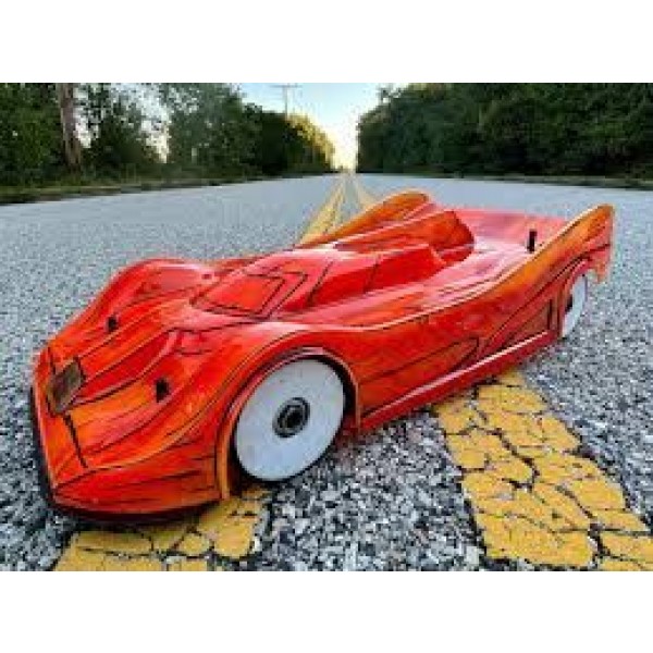 Delta Plastik R18 DOME 1/7 SCALE CLEAR RC CAR BODY - 8522 Arrma Limitless Infraction VTE2 *NEW*