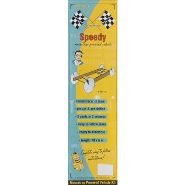 Doc Fizzix Speedy Mousetrap Powered Vehicle Kit