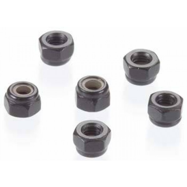 Nylon Insert Steel Lock Nuts 3mm (6)