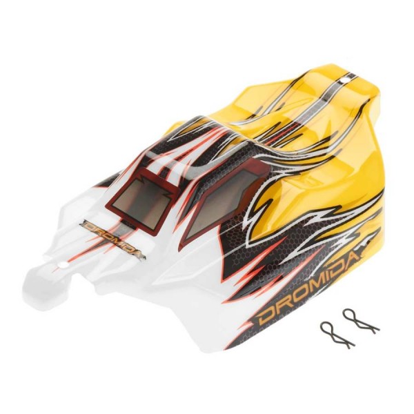Body Printed Yellow/Red w/Decals Buggy V2