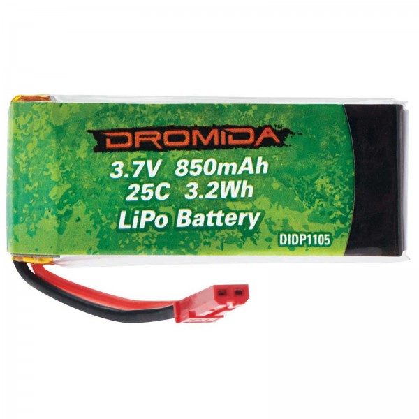 Dromida LiPo Battery with JST Connector. 850mAh/3.7V/1S