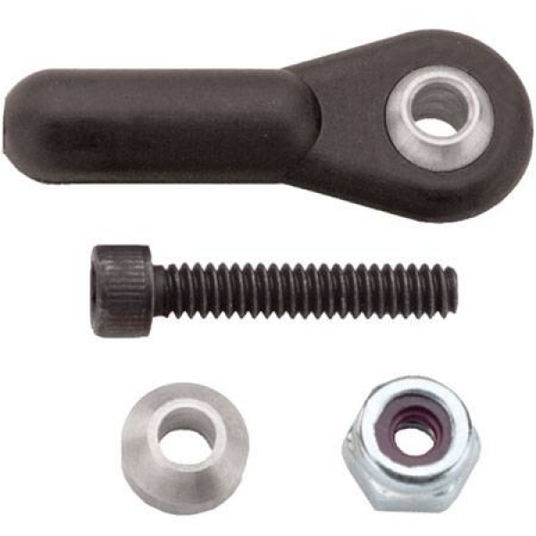 4-40 Heavy Duty Ball Link (Black) (2)