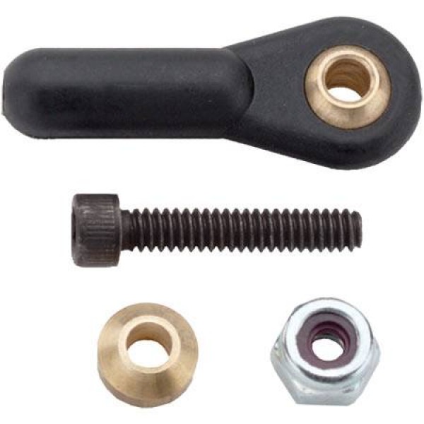 6-32 Heavy Duty Ball Link (Black) (2)