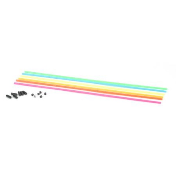 Antenna Tubes with Caps Asst (1 set/pkg of 6)