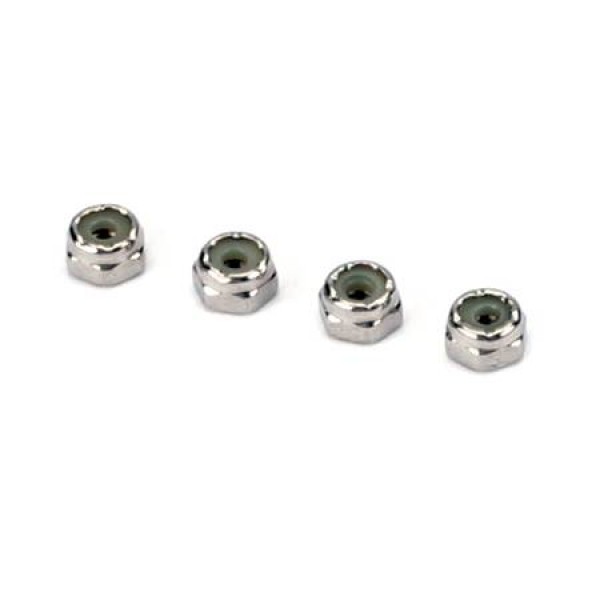 SS Nylon Insert Lock Nut 4-40 (4)