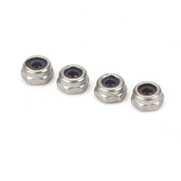 SS Nylon Insert Lock Nut 6-32 (4)