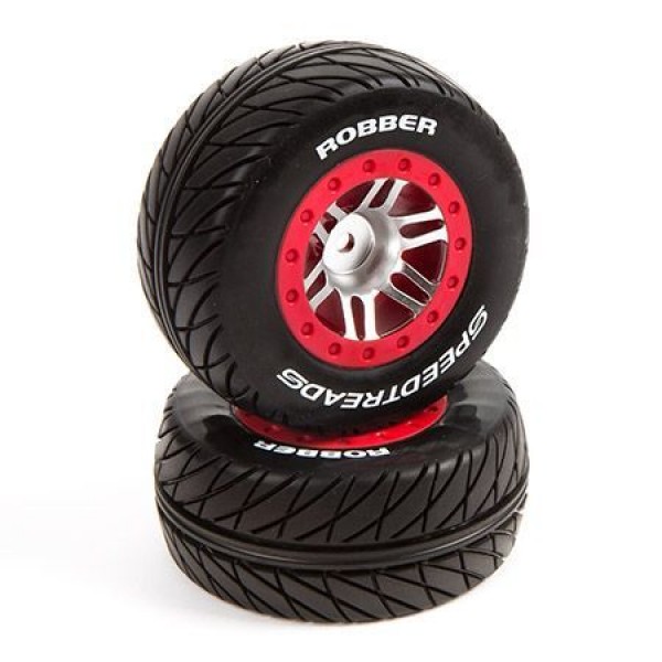 Duratrax Speedtreads Robber SC 2.2/3.0" 1/10 Front Mounted Wheels (Slash) (2)