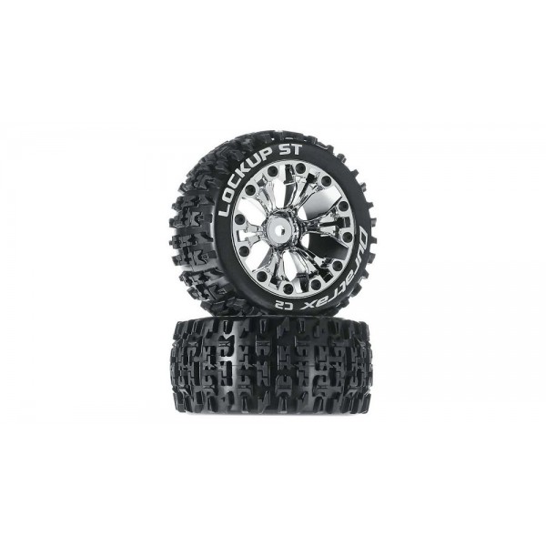 Duratrax Lockup ST 2.8 2WD Mounted Rear Chrome (2)