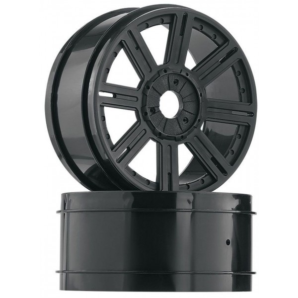 Duratrax 1.9" Crawler wheels, black.(2)