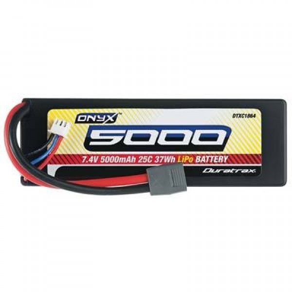 Duratrax LiPo Battery 5000mAh 25C 7.4V (2S) with Deans Connector