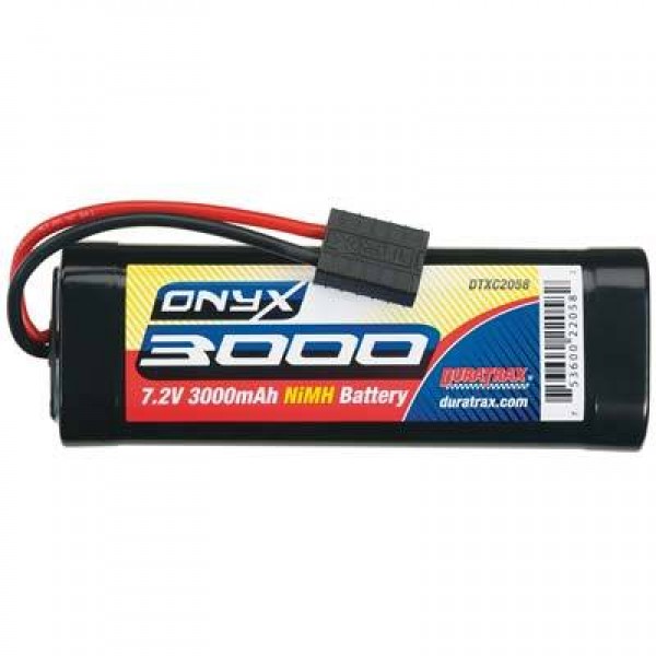Duratrax NiMH Stick Battery 3000mAh 7.2V (6S) with Traxxas Connector