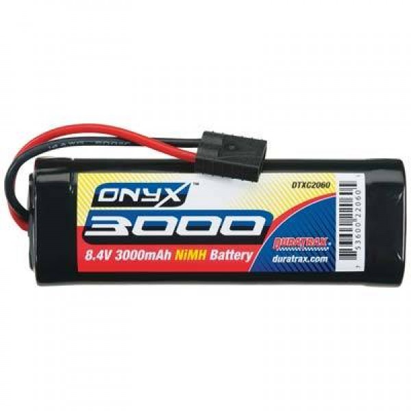 Duratrax NiMH Hump Battery 3000mAh 8.4V (7S) with Traxxas Connector