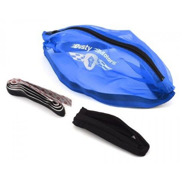 Dusty Motors Protection Cover, Blue (Stampede/Rustler/Telluride)