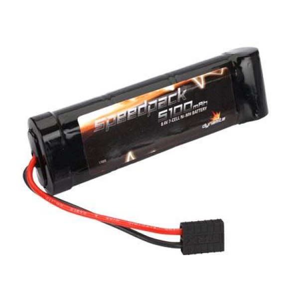 Dynamite NiMH Flat Battery 5100mAh 8.4V (7S) with Traxxas Connector