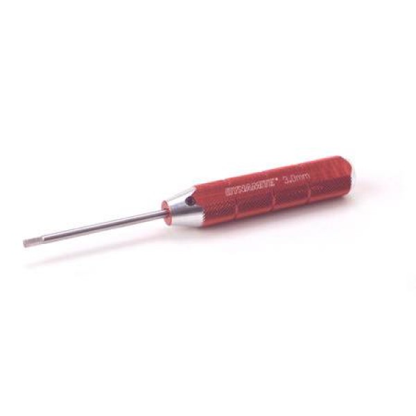 Dynamite Machined Hex Driver, 3.0mm, Red