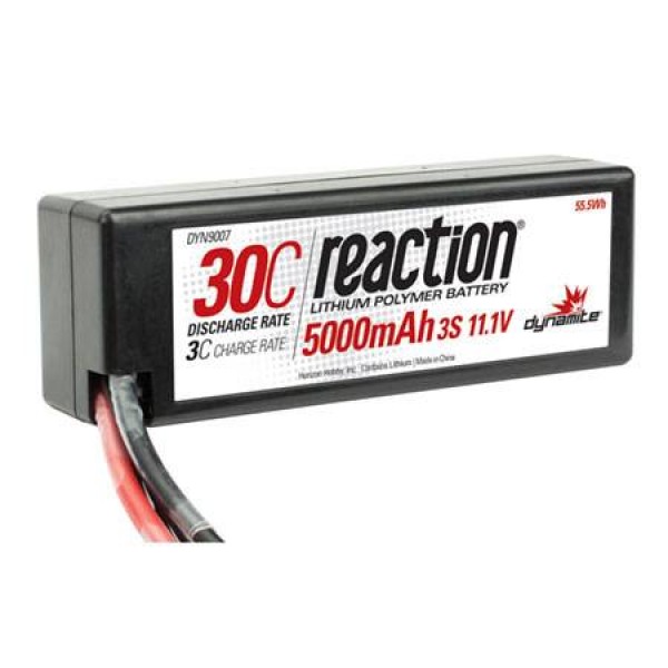 Dynamite LiPo Hard Case Battery 5000mAh 30C 11.1V (3S) with Deans Connector