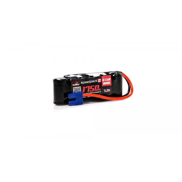 Dynamite Speedpack2 7.2V 1750mAh 6s Flat NiMH Battery with EC3 Connector
