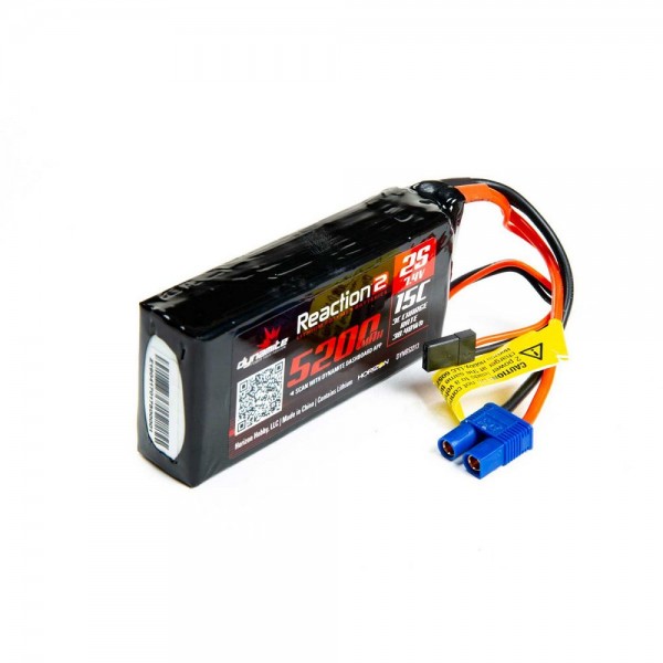 Dynamite 7.4V 5200mAh 15C 2S LiPo Battery (5IVE-T/5IVE-B/Mini WRC)