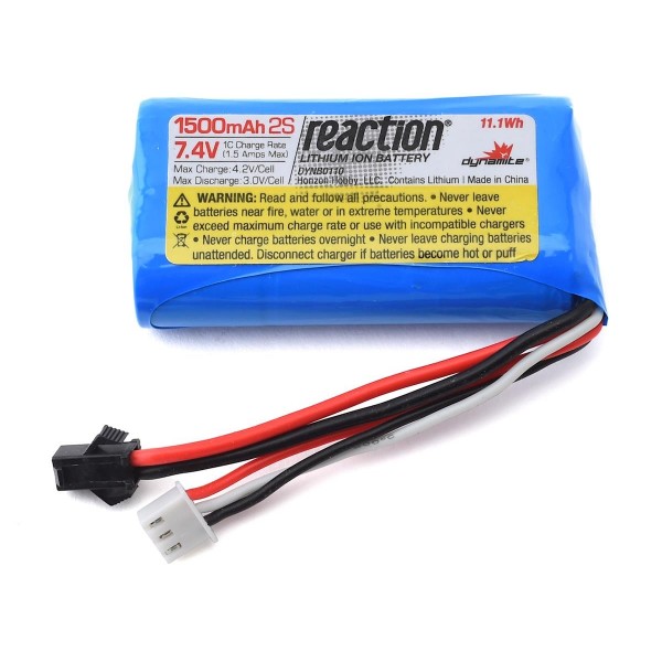 Dynamite 2S Li-Ion, 7.4V/1500mAh (Jet Jam Pool Racer)
