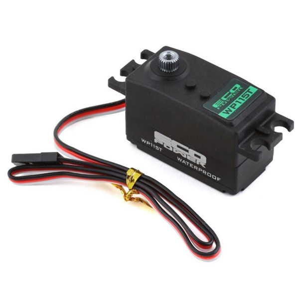 EcoPower WP115T Low Profile High Torque Waterproof Metal Gear Servo (High Voltage)