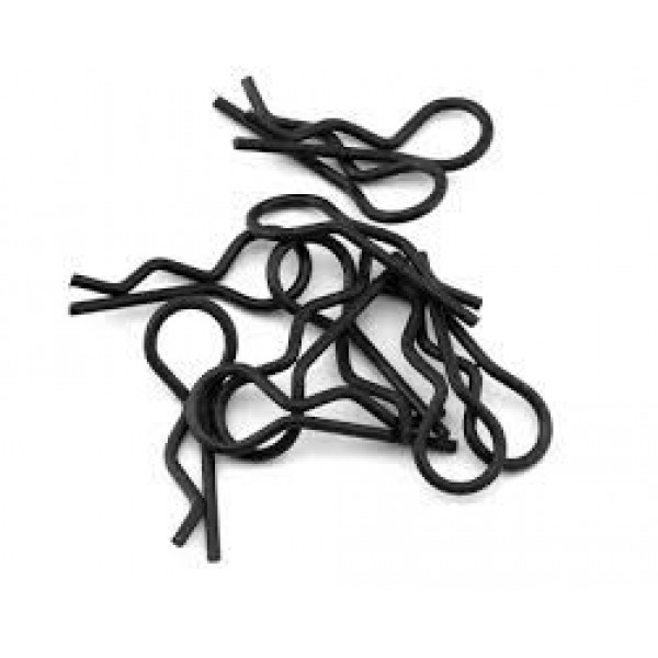 EcoPower 1/10 Body Clips (Black) (10)