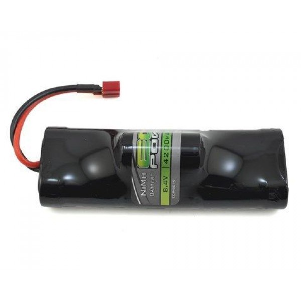 EcoPower 7-Cell 8.4V 4200mAh NiMH Hump Battery Pack with T-Style Connector