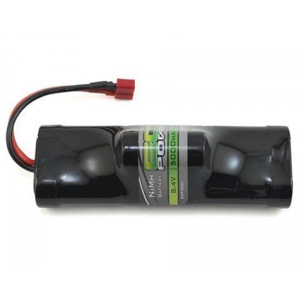 EcoPower 7-Cell 8.4V 5000mAh NiMH Hump Battery Pack with T-Style Connector