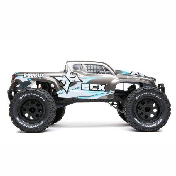 Ruckus 1/10 2WD Brushless Monster Truck with LiPo, Silver